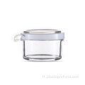 Pots en plastique transparent de haute qualité